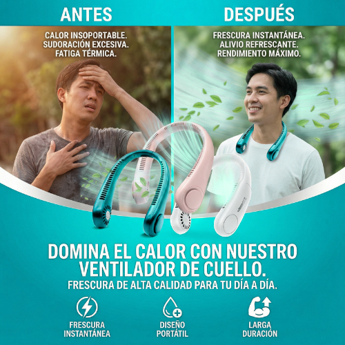 VENTILADOR DE CUELLO RECARGABLE PRO
